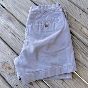 J. Crew Varick Light‎ Tan  Flat Front Shorts size 3/4